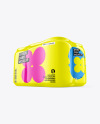 330ml Glossy Cans in Glossy Shrink Wrap Mockup