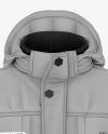 Men's Parka Jacket Mockup - Front View