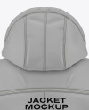 Men's Parka Jacket Mockup - Back View