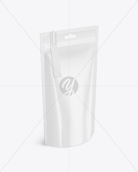 Glossy Stand up Pouch Mockup