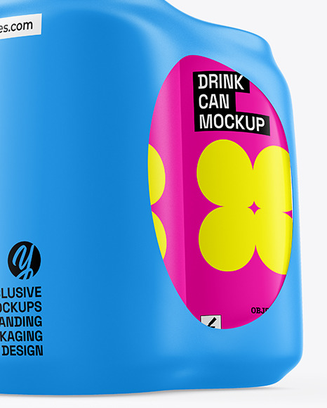 330ml Matte Cans in Matte Shrink Wrap Mockup