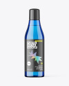 Blue Plastic Bottle Mockup