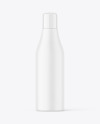 Matte Plastic Bottle Mockup