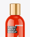 Glossy Plastic Bottle Mockup