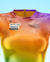 Semi Metallic Swimsuit Mockup - Front View