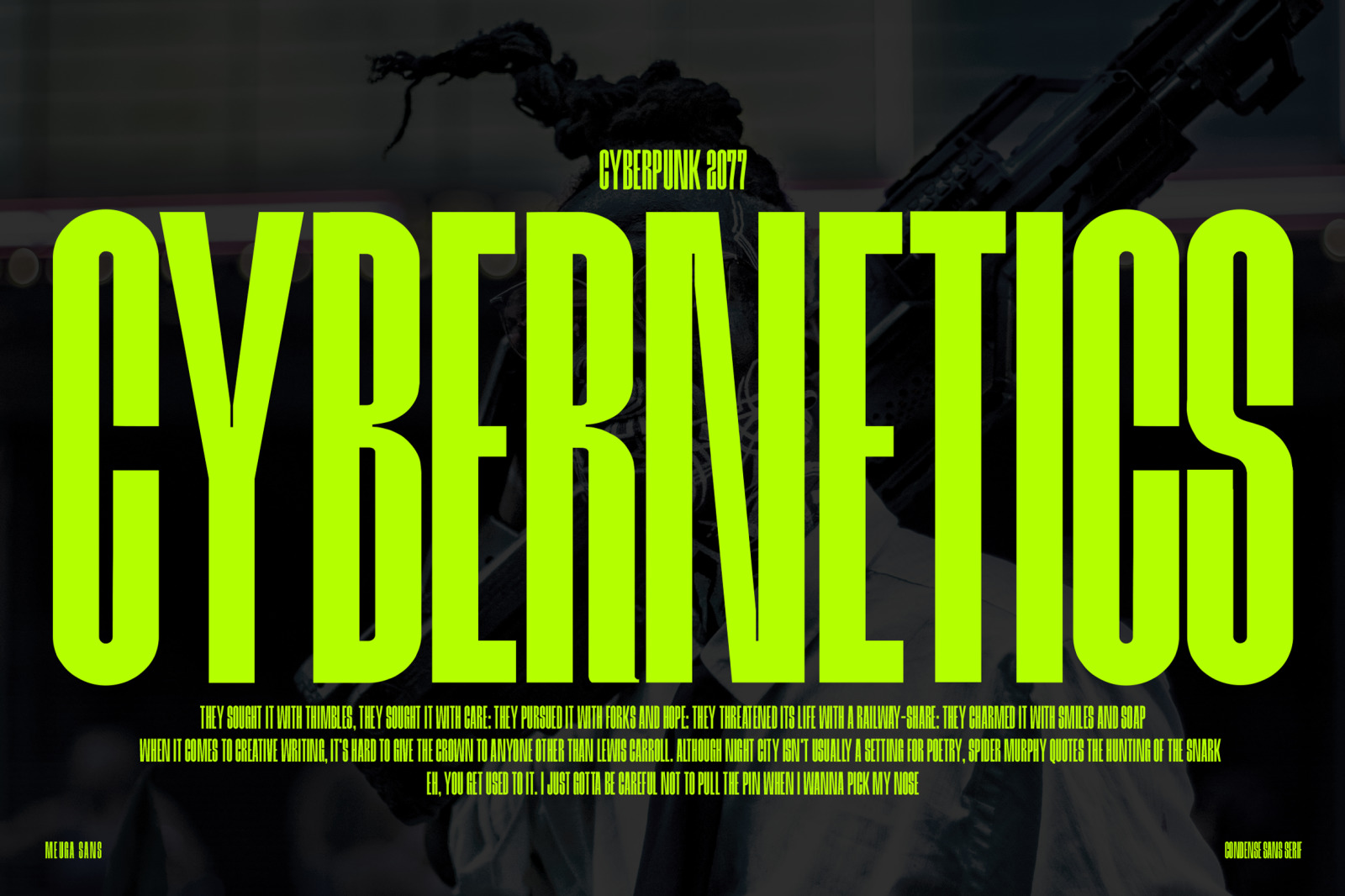Meuga | Condensed Sans Serif Font Meuga | Condensed Sans Serif Font