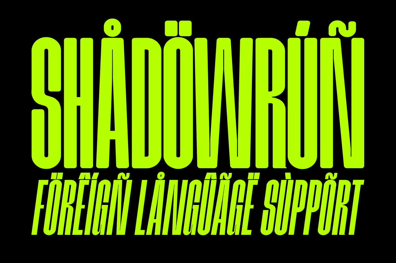 Meuga | Condensed Sans Serif Font Meuga | Condensed Sans Serif Font