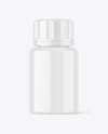 Glossy Pills Jar Mockup
