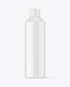 Glossy Plastic Bottle Mockup