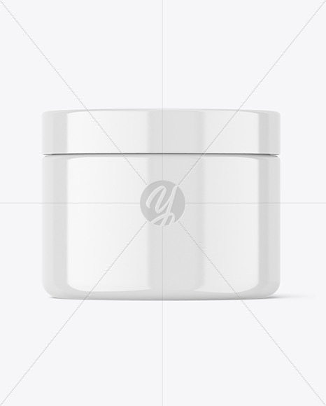 Glossy Jar Mockup