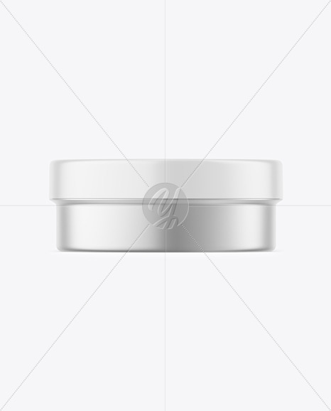 Matte Metallic Cream Jar Mockup