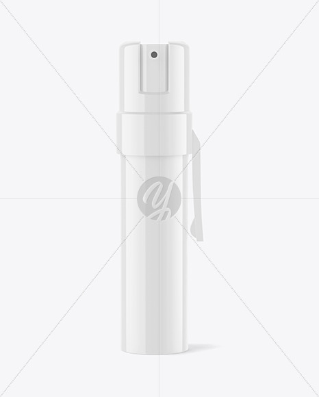 Glossy Spray Bottle Mockup