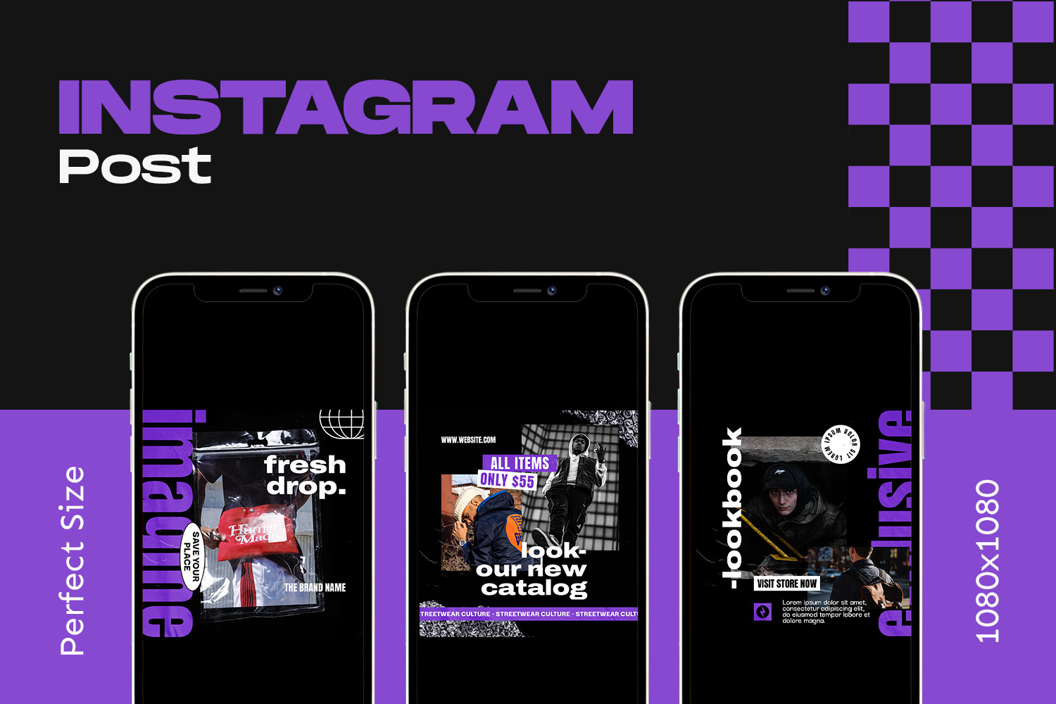 Inquite Hypebeast Instagram Template Inquite Hypebeast Instagram Template