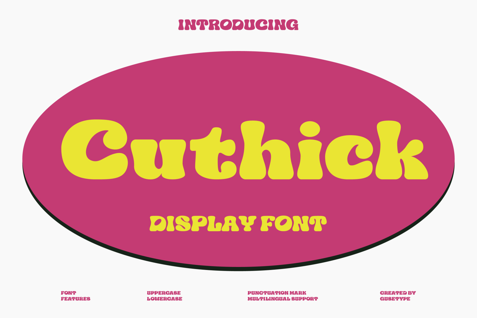 Cuthick - Display Font