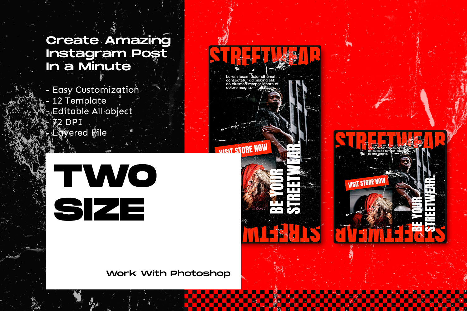 Redamp Hypebeast Instagram Template Redamp Hypebeast Instagram Template