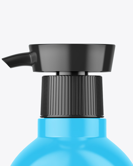 Glossy Liquid Soap Bottle Mockup