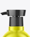 Metallic Liquid Soap Bottle Mockup