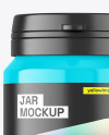 Glossy Pills Jar Mockup