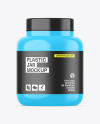 Glossy Plastic Jar Mockup