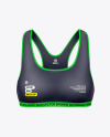 Women's Sports Bra Mockup - Front View