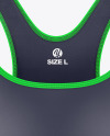 Women's Sports Bra Mockup - Front View