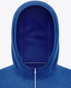 Hooded Fleece Jacket Mockup