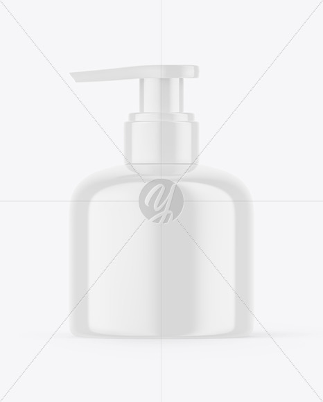 Glossy Liquid Soap Bottle Mockup