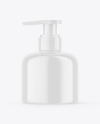 Glossy Liquid Soap Bottle Mockup