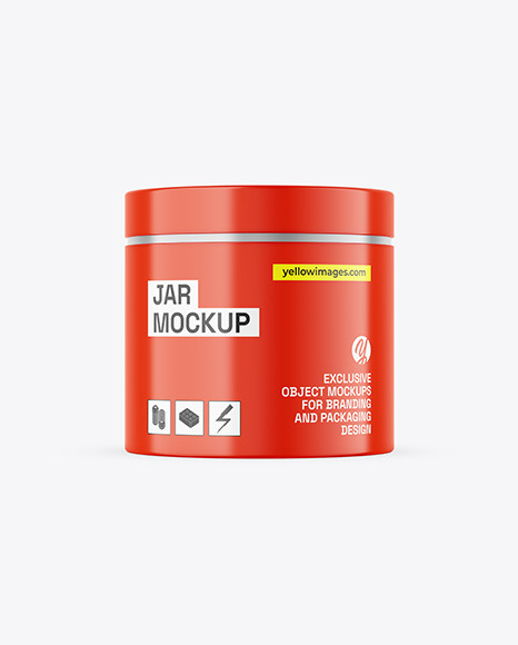 Glossy Jar Mockup