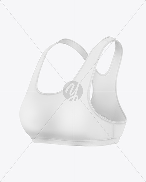 Women's Sports Bra Mockup - Half Side View