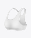 Women's Sports Bra Mockup - Half Side View