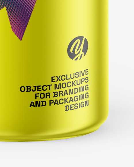 Metallized Bottle Mockup