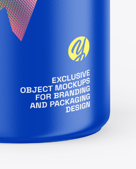 Matte Plastic Bottle Mockup