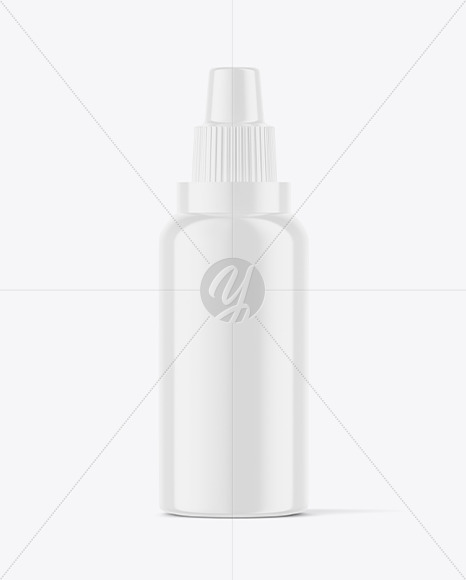 Glossy Dropper Bottle Mockup