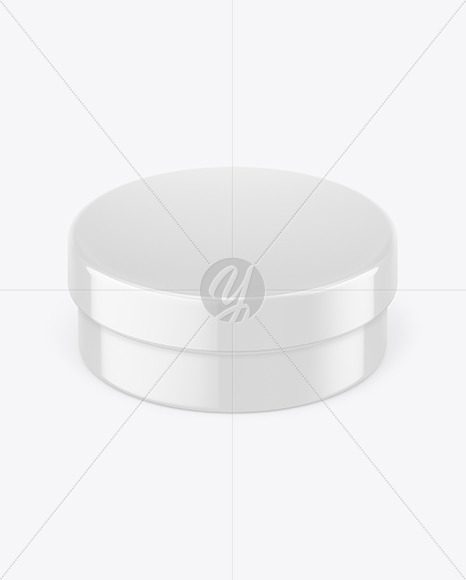 Glossy Cream Jar Mockup