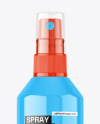 Glossy Spray Bottle Mockup