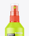 Matte Spray Bottle Mockup