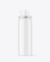 Glossy Spray Bottle Mockup