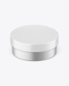 Matte Metallic Cream Jar Mockup