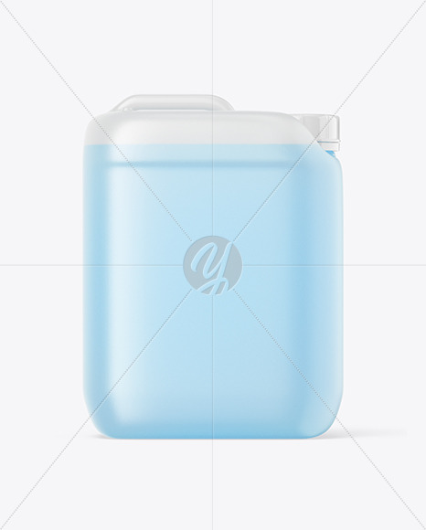 Transparent Jerry Can Mockup