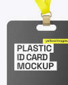 Plastic ID Card Mockup