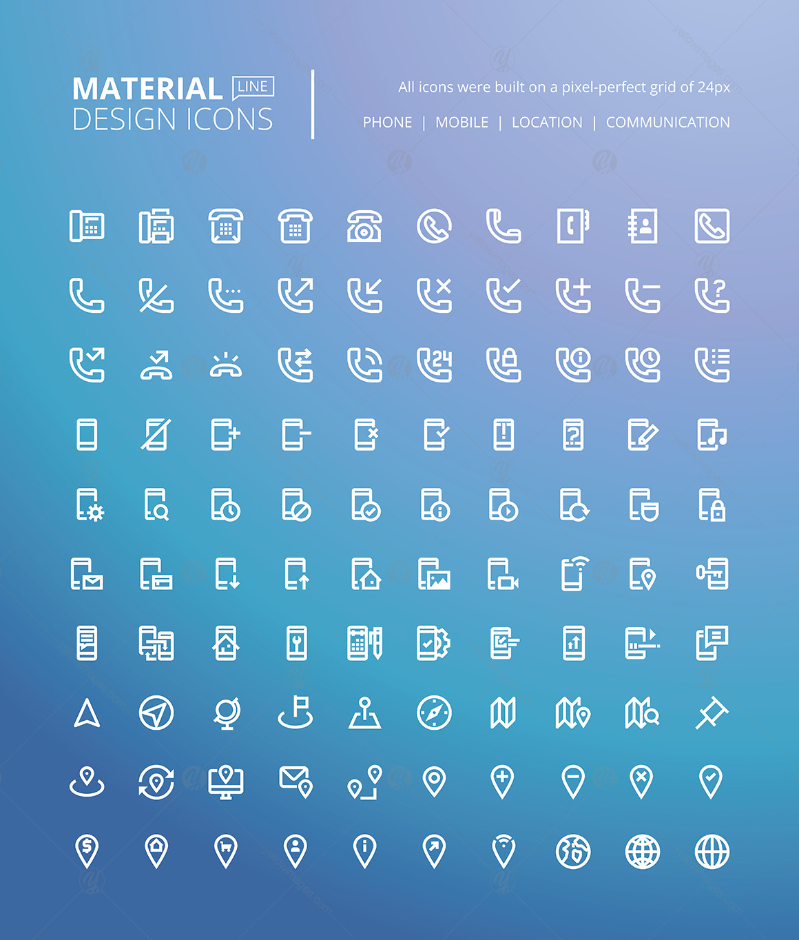 800 Material Design Icons