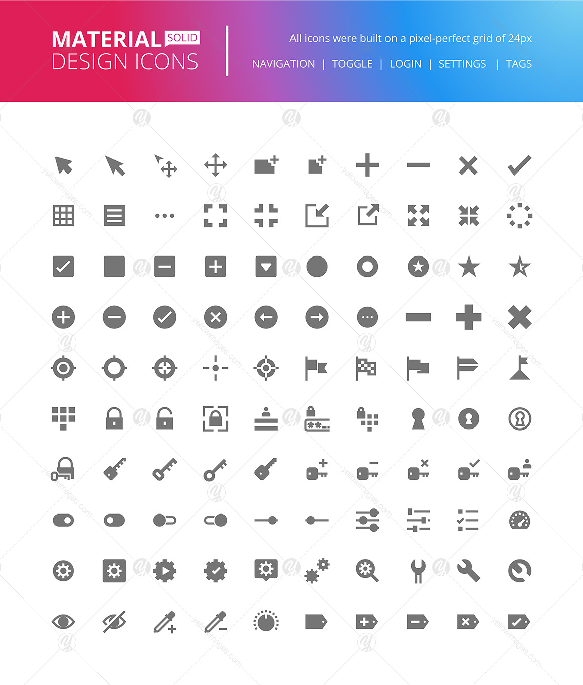 800 Material Design Icons