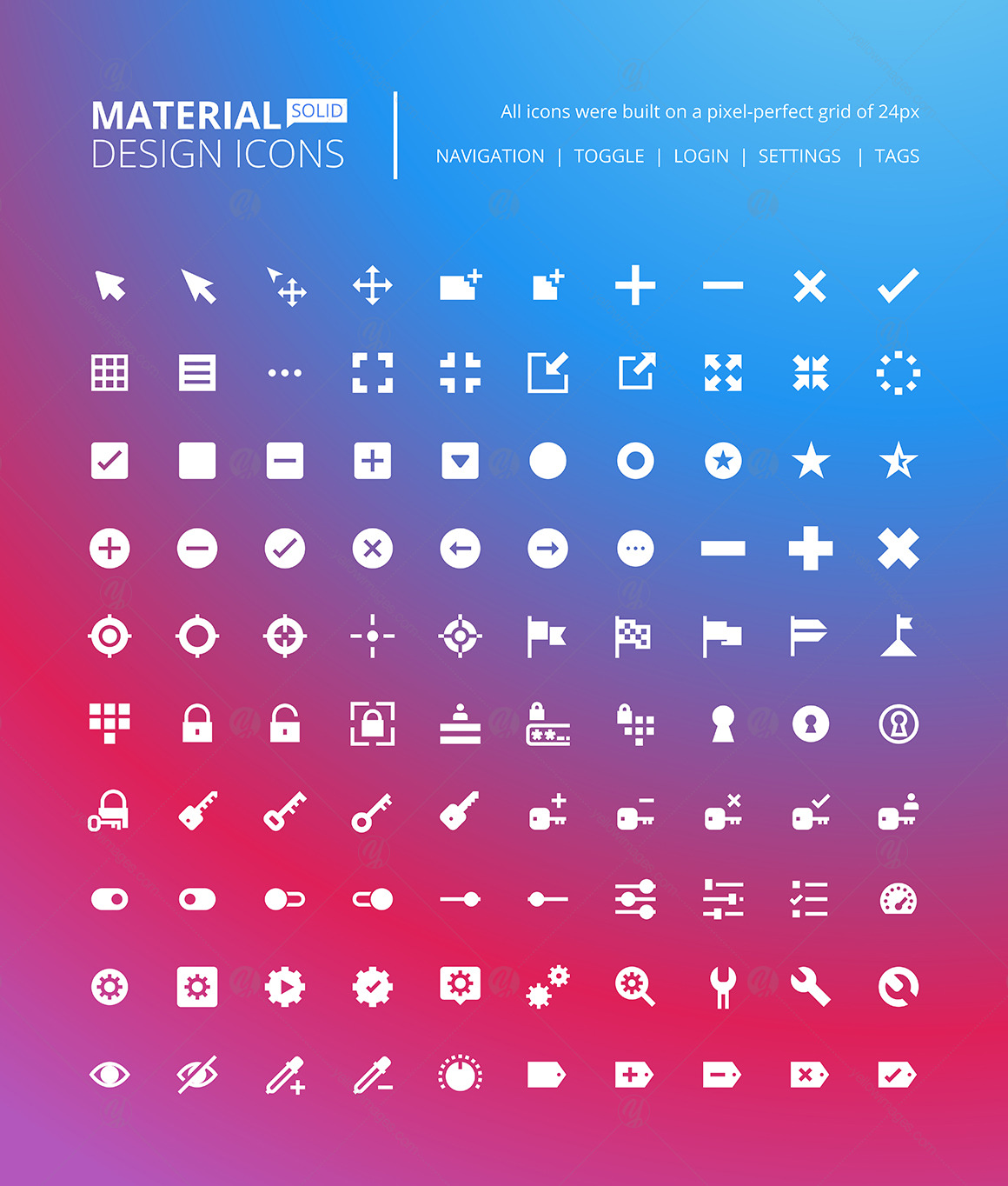 800 Material Design Icons