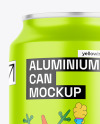 Aluminium 12oz Soda Can Front Mockup