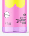 Clear Plastic Bottle w\ Pump Mockup