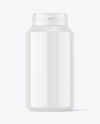 Glossy Pills Jar Mockup