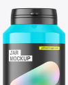 Glossy Pills Jar Mockup