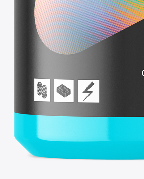 Glossy Pills Jar Mockup