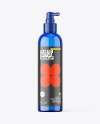 Blue Plastic Bottle w\ Pump Mockup